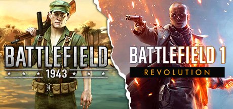 BATTLEFIELD 1 REVOLUTION and BATTLEFIELD 1943 cover