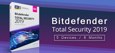 Bitdefender Total Security 5 Devices 6 Months cover