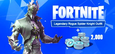 Fortnite - Legendary Rogue Spider Knight Outfit + 2000 V-Bucks cover