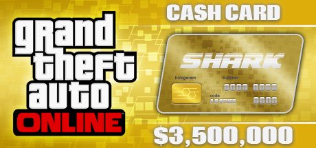 Grand Theft Auto Online: The Whale Shark Cash Card - 3,500,000$ DLC ROCKSTAR cover