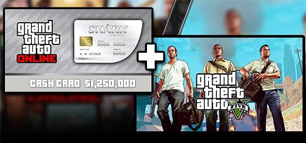GTA V + GWS Cash Card - 500,000$ cover
