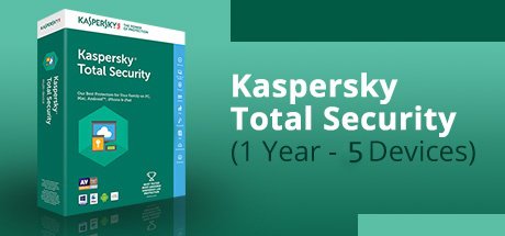 Kaspersky Total Security (1 YEAR / 5 DEVICES) cover