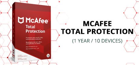 McAfee Total Protection (1 YEAR / 10 DEVICES) cover