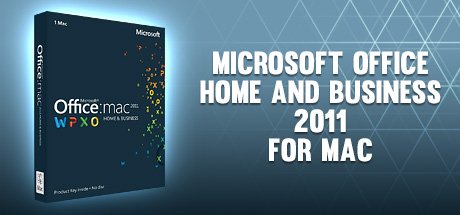 Microsoft Office Home and Business 2011 for Mac cover