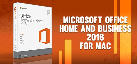 Microsoft Office Home and Business 2016 for Mac cover