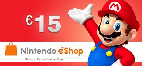 NINTENDO ESHOP CARD 15 EURO cover