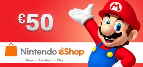 NINTENDO ESHOP CARD 50 EURO cover