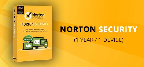 Norton Security 1 Device 1 Year Symantec cover