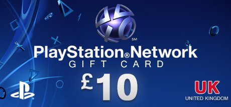 PLAYSTATION NETWORK CARD £10 UK cover