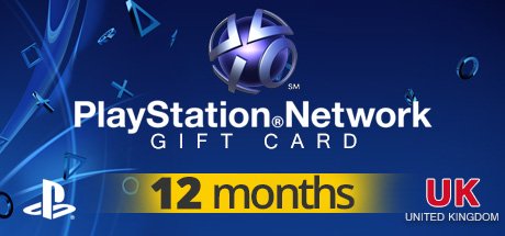 Playstation Network Card Plus 12 MONTHS UK cover