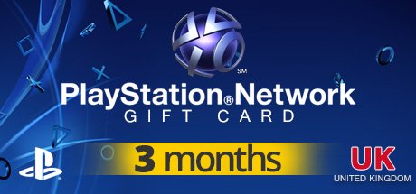 PLAYSTATION NETWORK CARD PLUS 3 MONTHS UK cover