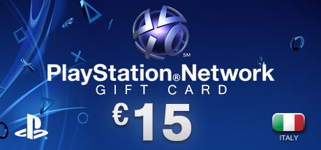 PlayStation Network Gift Card 15 € IT cover