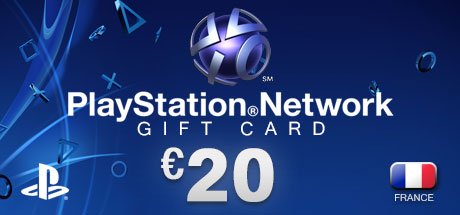 PlayStation Network Gift Card 20 € FR cover