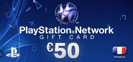 PlayStation Network Gift Card 50 € FR cover