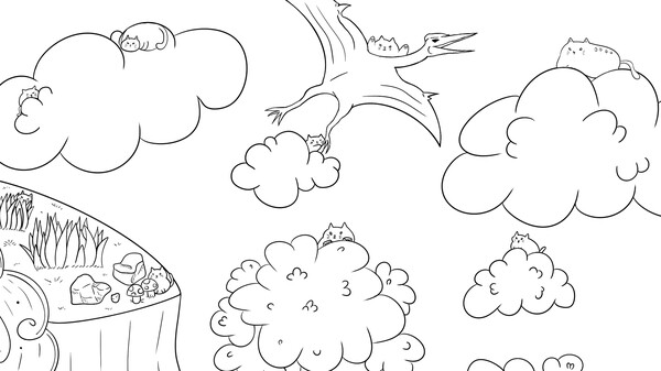100 Dino Cats gameplay screenshot