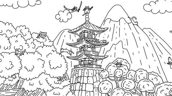 100 Ninja Cats gameplay screenshot