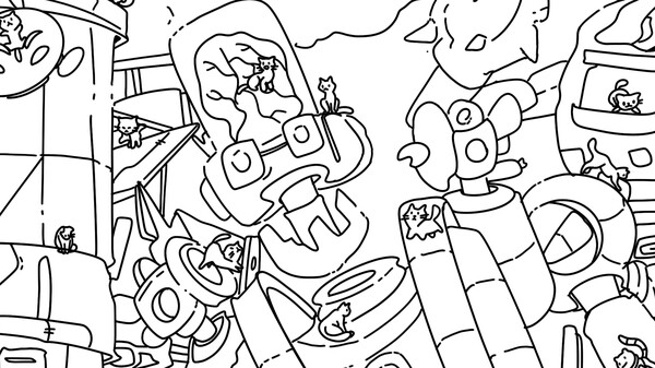 100 Robo Cats gameplay screenshot