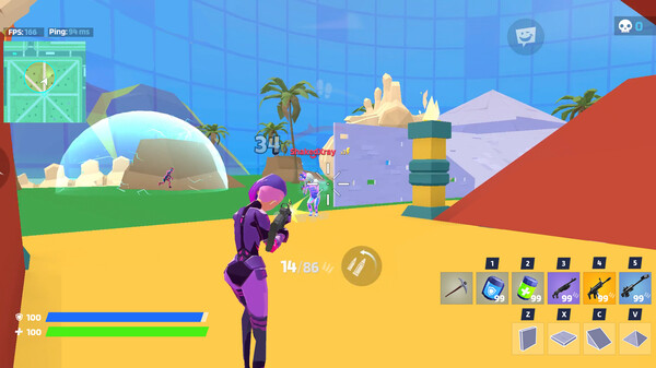 1v1.LOL - Battle Royale Game gameplay screenshot