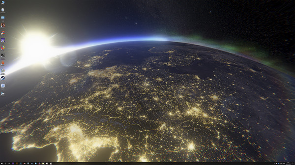 3D Earth Time Lapse PC Live Wallpaper gameplay screenshot