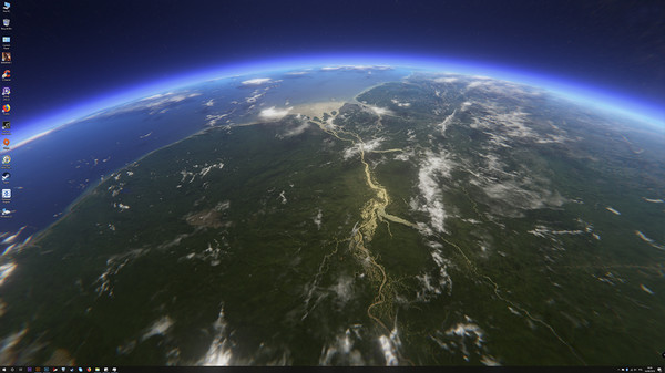 3D Earth Time Lapse PC Live Wallpaper gameplay screenshot
