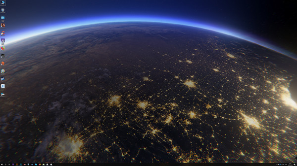 3D Earth Time Lapse PC Live Wallpaper gameplay screenshot