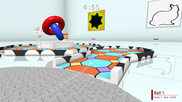 4D Golf gameplay screenshot