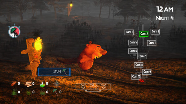 5 NIGHTS AT BOBR KURWA gameplay screenshot