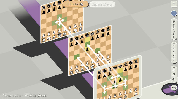 5D Chess With Multiverse Time Travel gameplay screenshot