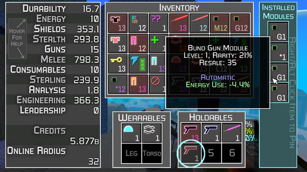 8089: The Next Action RPG gameplay screenshot