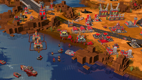 9-Bit Armies: A Bit Too Far gameplay screenshot