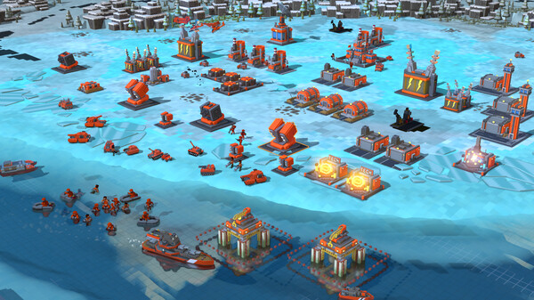 9-Bit Armies: A Bit Too Far gameplay screenshot
