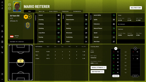 90 Minute Fever - Online Football (Soccer) Manager gameplay screenshot