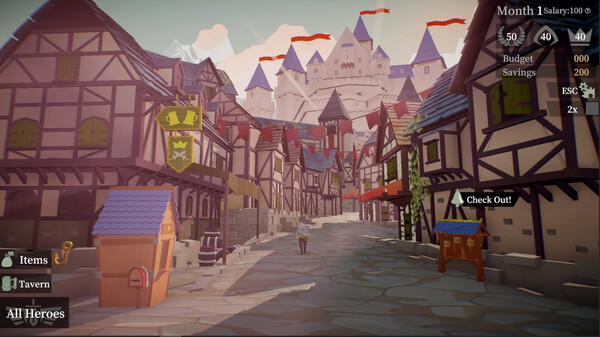A guard walks into a tavern gameplay screenshot