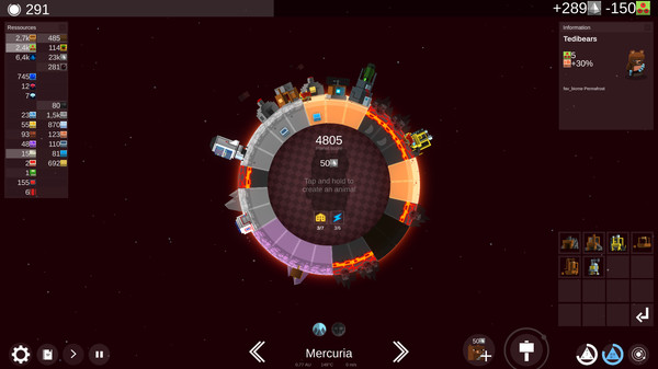 A Planet of Mine gameplay screenshot