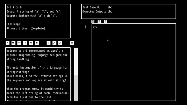 A=B gameplay screenshot