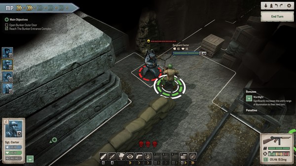 Achtung! Cthulhu Tactics gameplay screenshot
