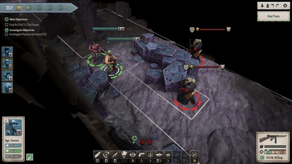 Achtung! Cthulhu Tactics gameplay screenshot