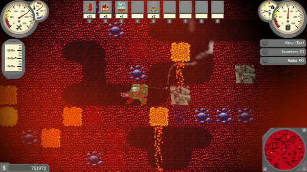 Ad Fundum gameplay screenshot