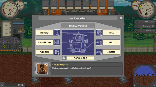 Ad Fundum gameplay screenshot