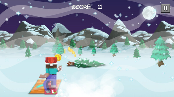 Adventures of a snowboarder gameplay screenshot