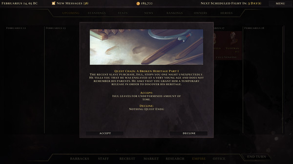 Age of Gladiators II: Rome gameplay screenshot