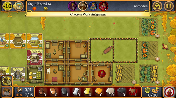 Agricola Revised Edition gameplay screenshot