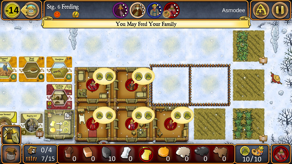 Agricola Revised Edition gameplay screenshot