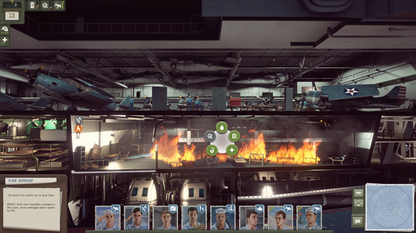 Aircraft Carrier Survival: Tutorial gameplay screenshot