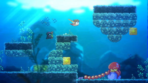 Alex Kidd in Miracle World DX gameplay screenshot