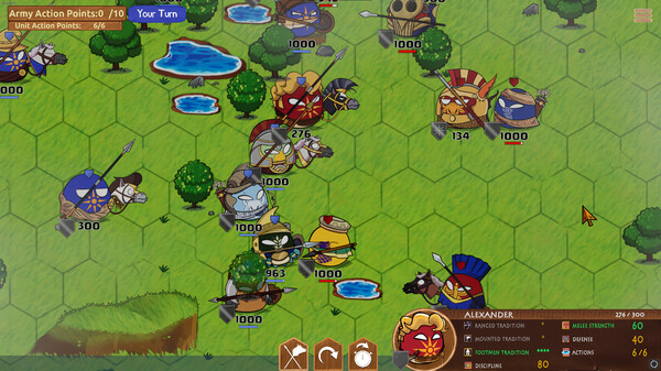 AlexanderBall: A Countryball Tale gameplay screenshot