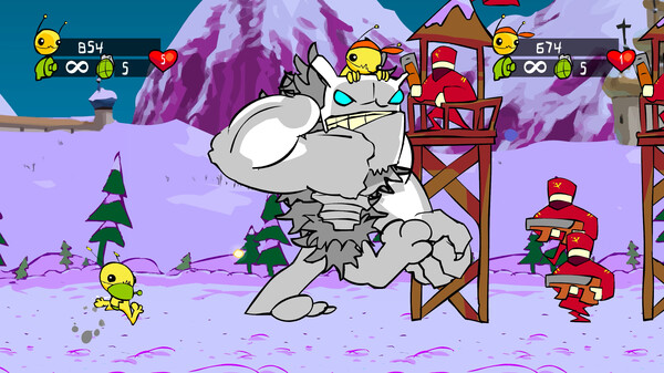 Alien Hominid HD gameplay screenshot
