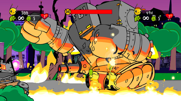 Alien Hominid HD gameplay screenshot