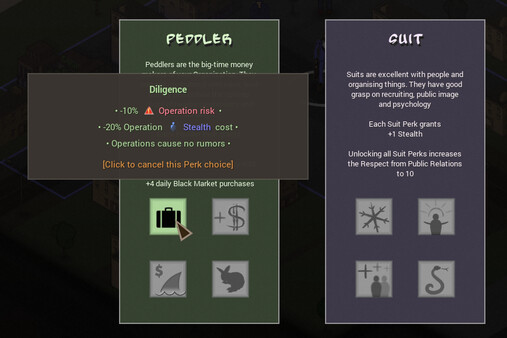 ALL IN THE GAME: Crime Strategy gameplay screenshot