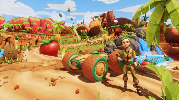 All-Star Fruit Racing gameplay screenshot
